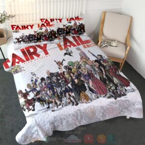 Fairy Tail All Cast Heroes Embossed Down Anime Bedding Set