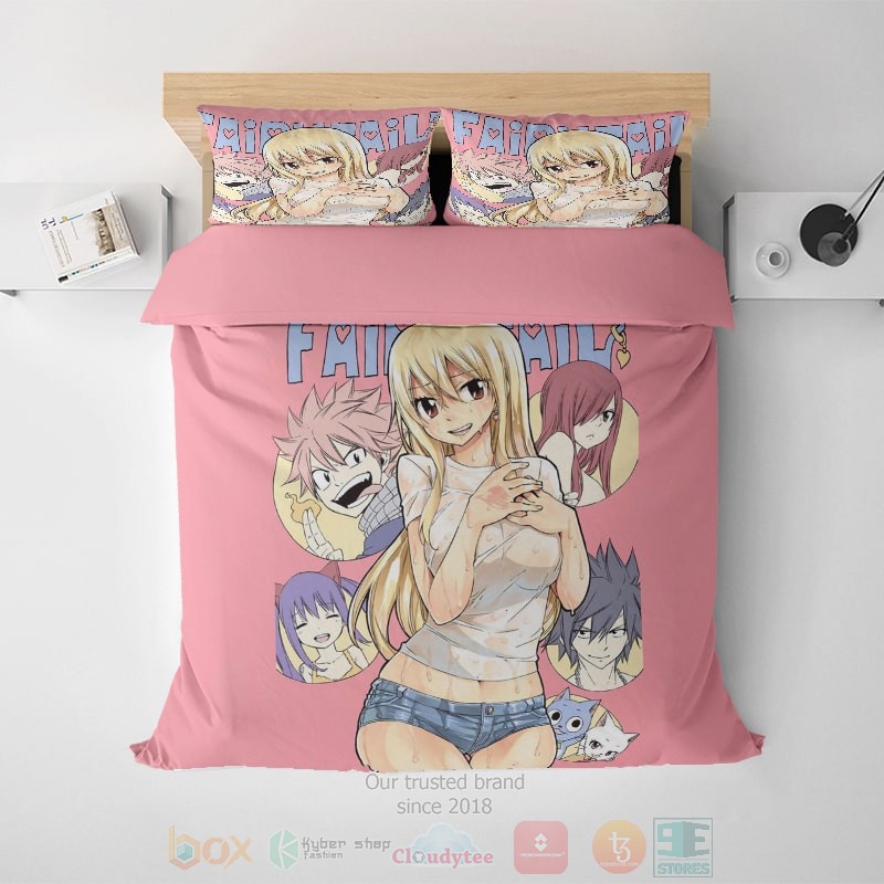 Fairy Tail Lucy Heartfilia Dream Space Soft Cute Anime Bedding Set Fairy Tail Lucy Heartfilia Dream Space Soft Cute Anime Bedding Set