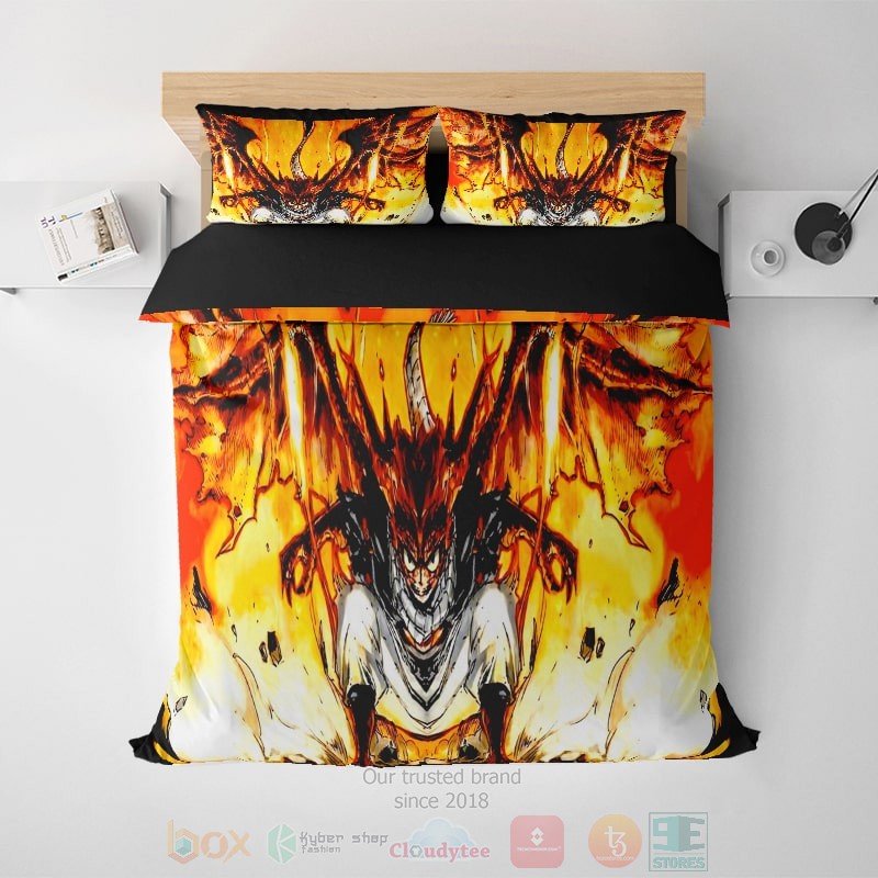 Fairy Tail Natsu Dragon Empyrean Blend Anime Bedding Set Fairy Tail Natsu Dragon Empyrean Blend Anime Bedding Set
