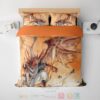 Fairy Tail Natsu Semi Dragon Transformation Fusion Anime Bedding Set