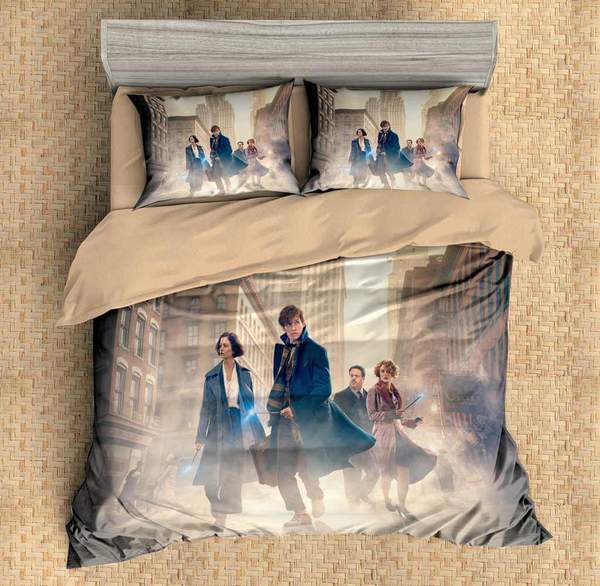 Fantastic Beasts Duvet Cover and Pillowcase Set Bedding Set Fantastic Beasts Duvet Cover and Pillowcase Set Bedding Set