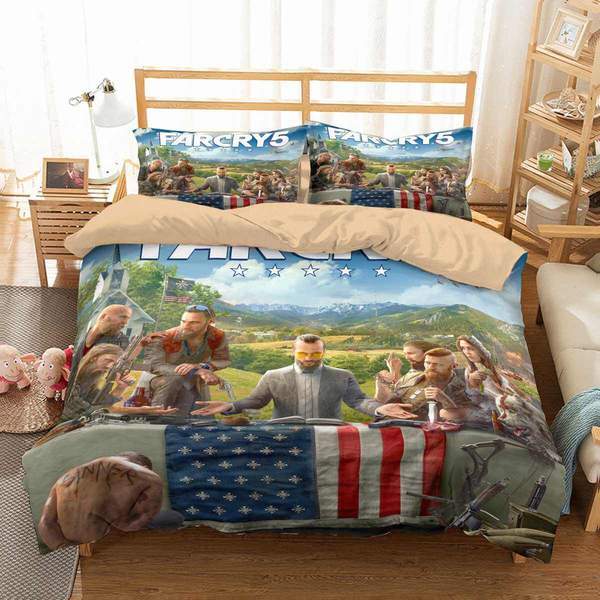 Far Cry 5 Duvet Cover and Pillowcase Set Bedding Set Far Cry 5 Duvet Cover and Pillowcase Set Bedding Set