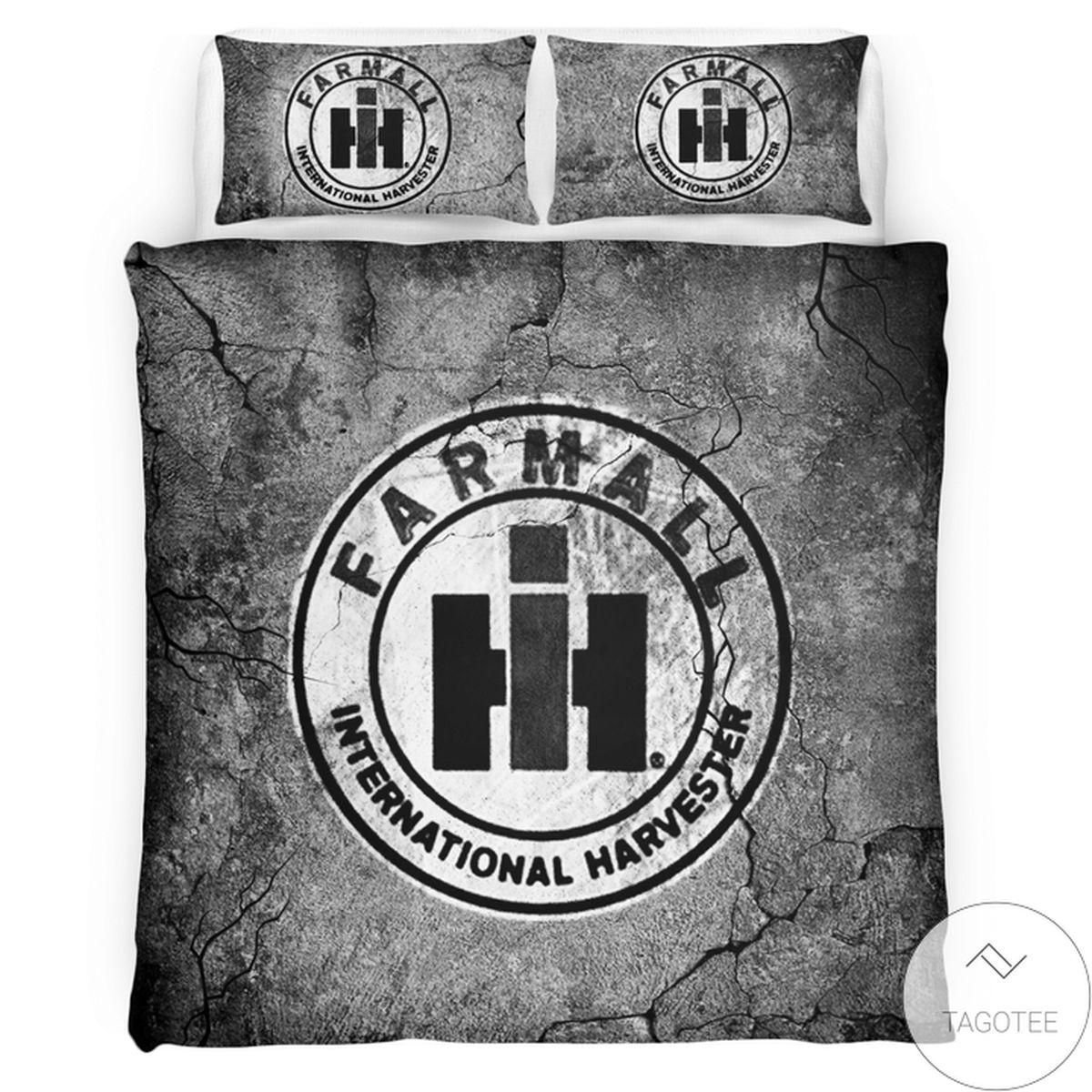Farmall Ih Cracked Art Bedding Set Farmall Ih Cracked Art Bedding Set