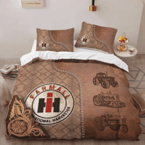 Farmall International Harvester Pattern Fabric Bedding Set