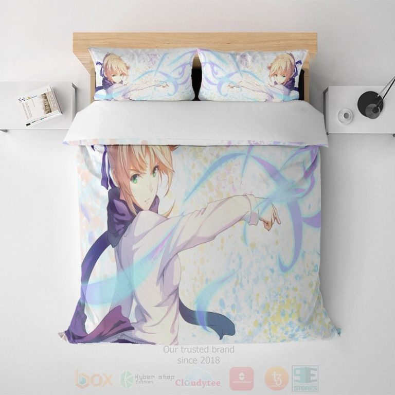 Fate-Series-Saber-Lily-Color-Fusion-Fate-Stay-Night-Anime-Bedding-Set-1