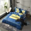 Fendi Blue Yellow Bedding Set