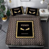 Fendi Caro Logo Classic All Over Print Bedding Set