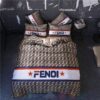 Fendi Cream Inspired Bedding Set