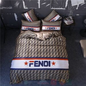 Fendi Cream Inspired Bedding Set