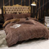 Fendi Monogram Symbols Full Print Duvet Cover Bedding Set