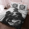 Fenrir Chain Black White Quilt Bedding Set