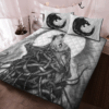 Fenrir Moon Black White Quilt Bedding Set