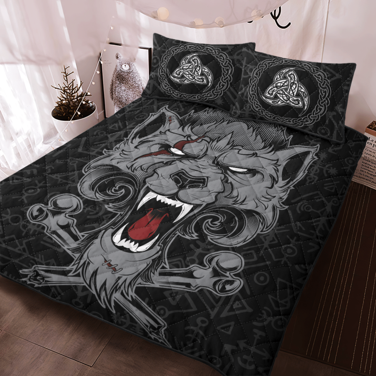Fenrir-Trinity-Symbol-Quilt-Bedding-Set-2