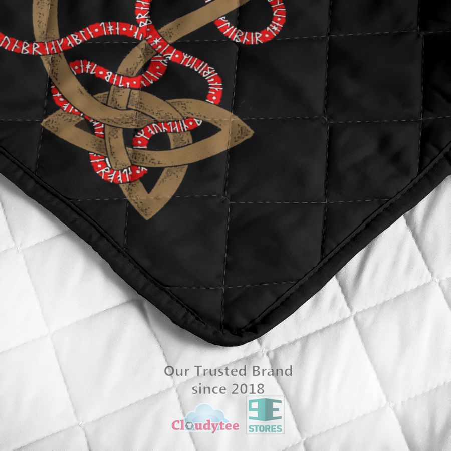 Fenrir Viking Black Quilt Bedding Set Fenrir Viking Black Quilt Bedding Set