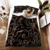 Fenrir With Chainz Viking Quilt Bedding Set