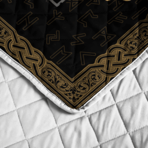 Fenrir Wolf And Hammer Quilt Bedding Set