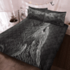 Fenrir Wolf Black Quilt Bedding Set