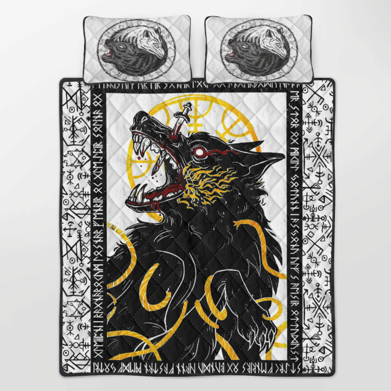 Fenrir-Yin-Yang-Wolf-Runic-Quilt-Bedding-Set-2
