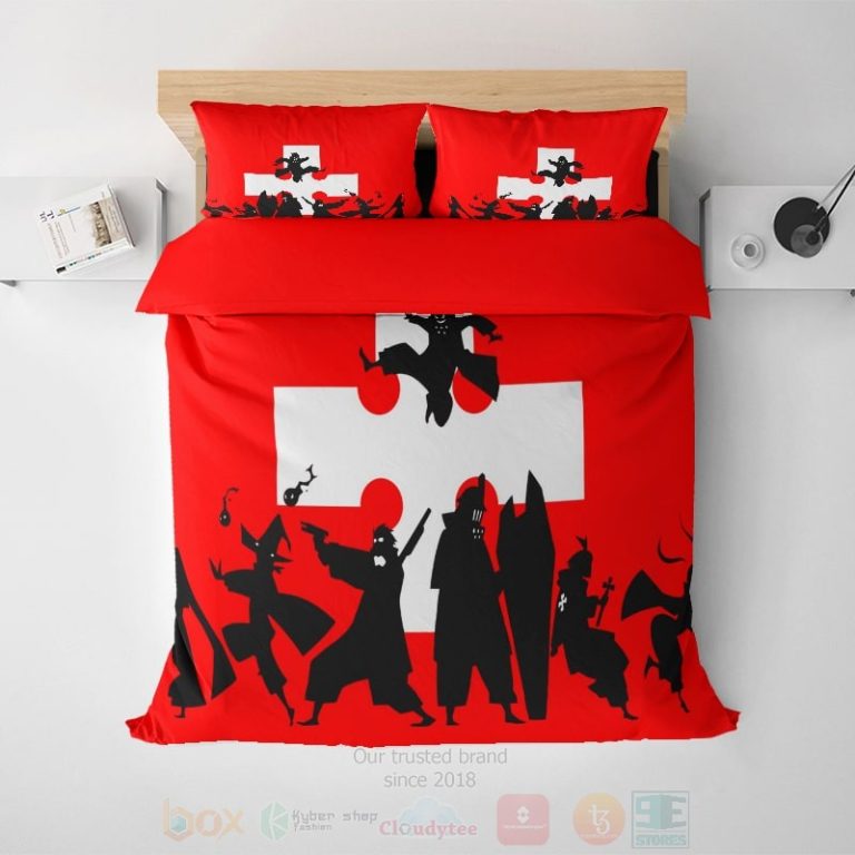 Fire-Force-Cross-Style-Cast-Embossed-Fire-Force-Bedding-Set-1