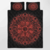 Fire Vegvisir Quilt Bedding Set