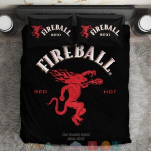 Fireball Cinnamon Whisky Drinking Bedding Set