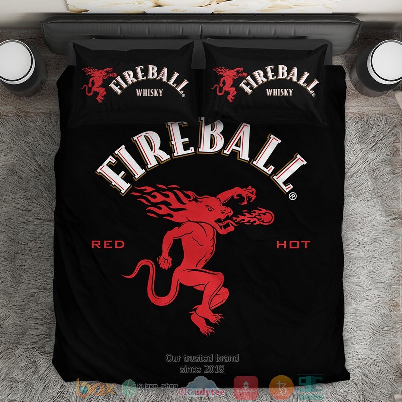 Fireball Cinnamon Whisky Drinking Bedding Set Fireball Cinnamon Whisky Drinking Bedding Set