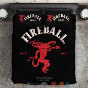 Fireball Whisky Black Bedding Set