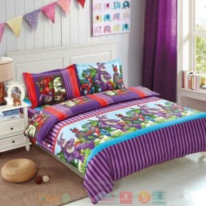 Five Nights At Freddy Purple Bedding Set