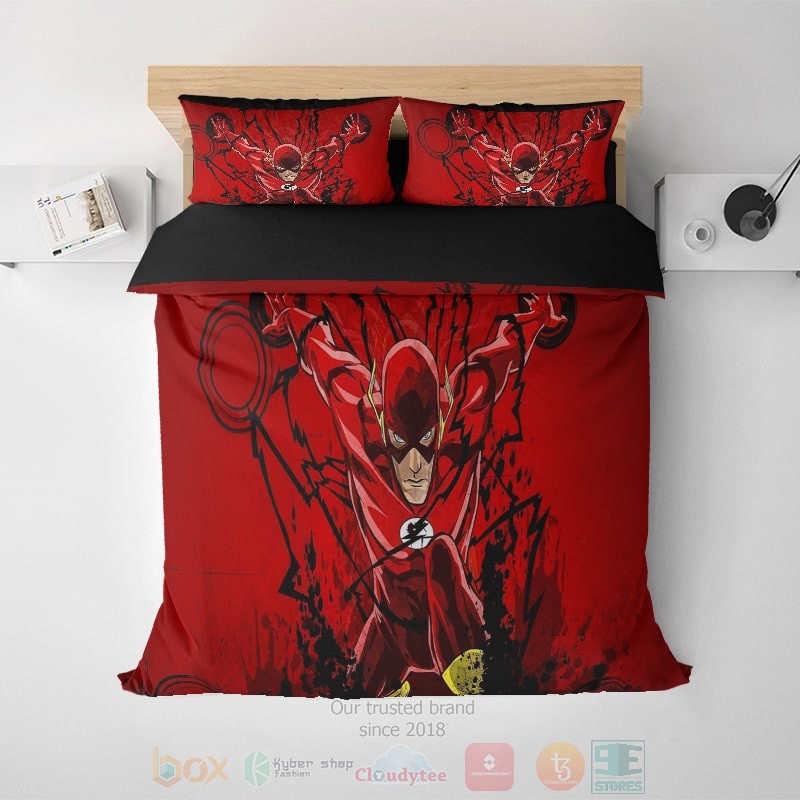 Flash Vintage Comic Look Comic Bedding Set Flash Vintage Comic Look Comic Bedding Set