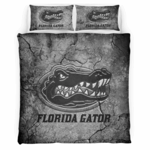 Florida Gator Art Crack Bedding Set