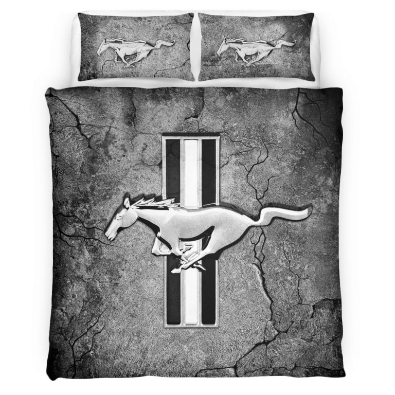 Ford-Mustang-Cracked-Art-Bedding-Set-1
