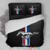Ford Mustang Logo Black Bedding Set