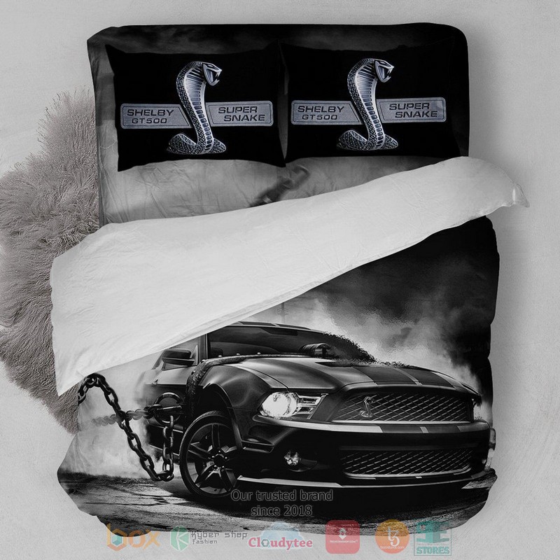 Ford Mustang Shelby Cobra Black Bedding Set Ford Mustang Shelby Cobra Black Bedding Set