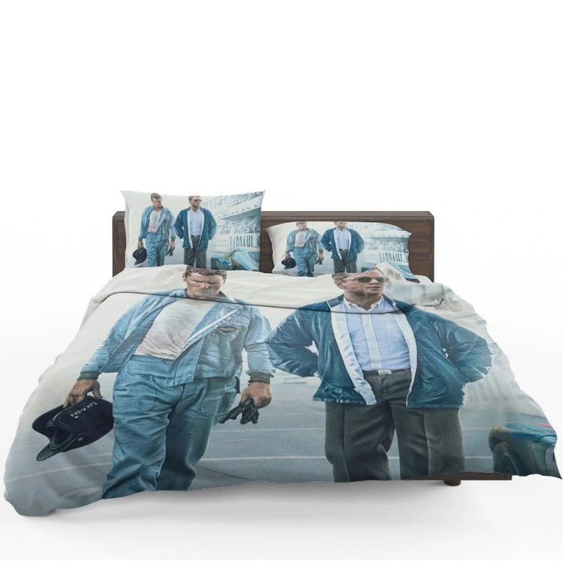 Ford v Ferrari Movie Christian Bale Matt Damon Bedding Set Ford v Ferrari Movie Christian Bale Matt Damon Bedding Set
