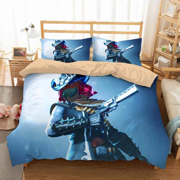 Fortnite Duvet Cover and Pillowcase Set Bedding Set 767 Fortnite Duvet Cover and Pillowcase Set Bedding Set 767