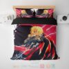 Fullmetal Alchemist Edward Elric Lightning Crossover Anime Bedding Set