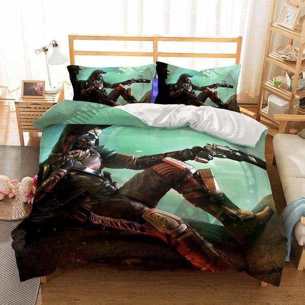 Game Destiny2 Printed 8 s Duvet Cover and Pillowcase Set Bedding Set Game Destiny2 Printed 8 s Duvet Cover and Pillowcase Set Bedding Set