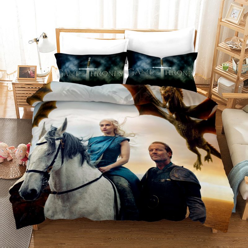 Game Of Thrones 1 Duvet Cover and Pillowcase Set Bedding Set Game Of Thrones 1 Duvet Cover and Pillowcase Set Bedding Set