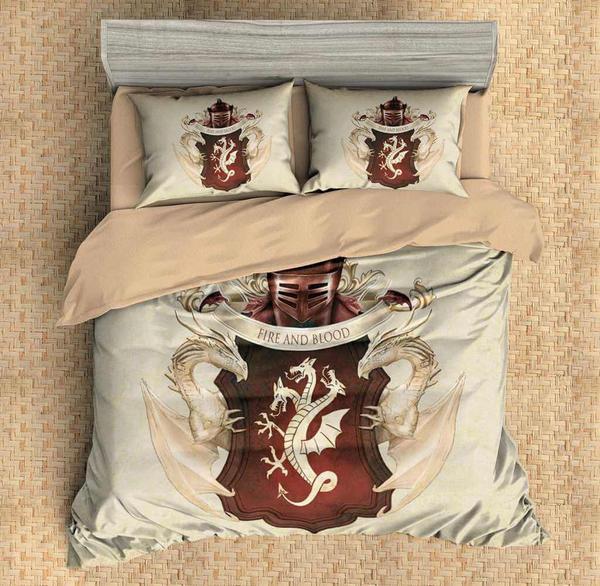 Game Of Thrones 3 Duvet Cover and Pillowcase Set Bedding Set 466 Game Of Thrones 3 Duvet Cover and Pillowcase Set Bedding Set 466