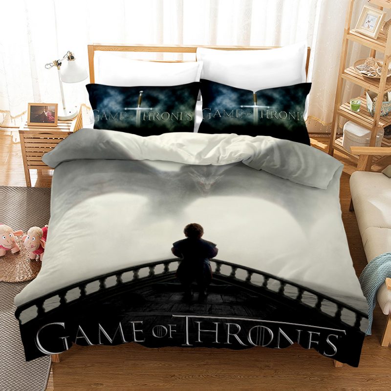 Game Of Thrones Duvet Cover and Pillowcase Set Bedding Set 834 Game Of Thrones Duvet Cover and Pillowcase Set Bedding Set 834