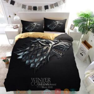Game Of Thrones Winter Is Coming Stark Bedding Set