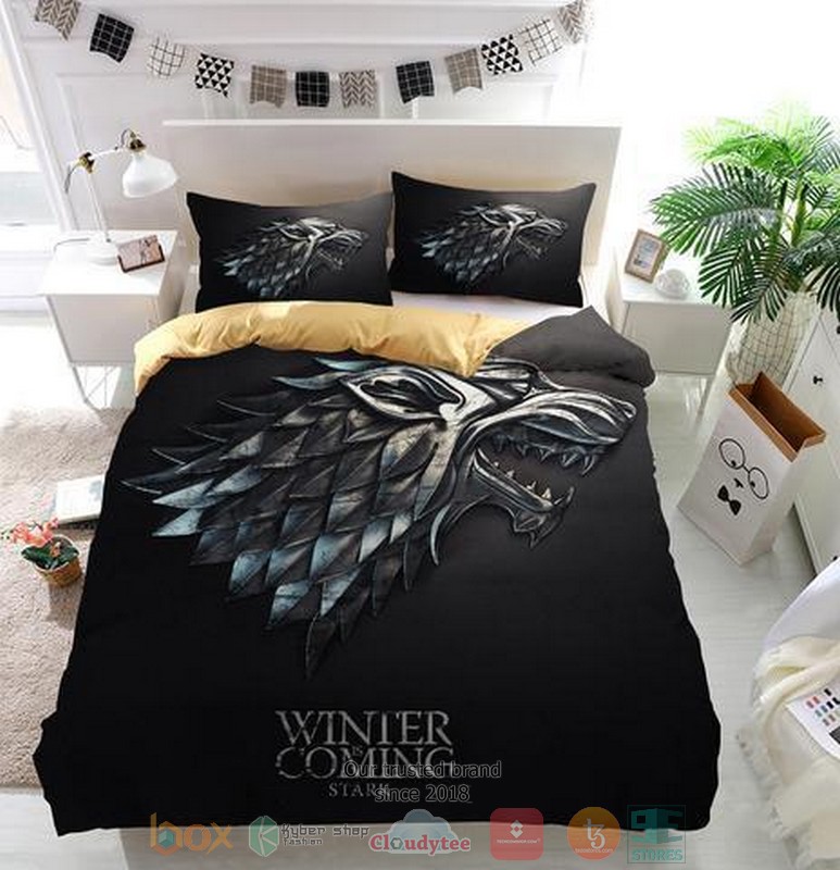 Game Of Thrones Winter Is Coming Stark Bedding Set Game Of Thrones Winter Is Coming Stark Bedding Set