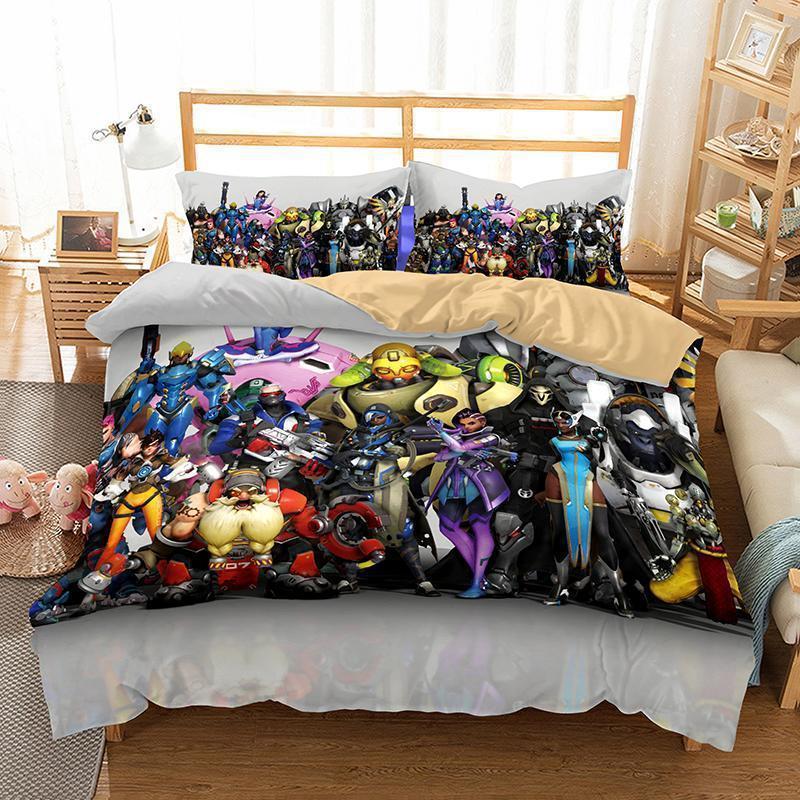 Game Overwatch s Duvet Cover and Pillowcase Set Bedding Set Game Overwatch s Duvet Cover and Pillowcase Set Bedding Set