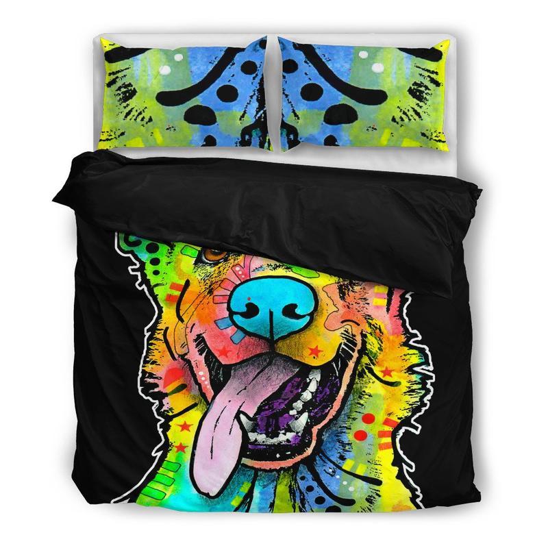 German Shepherd 2 Duvet Cover and Pillowcase Set Bedding Set German Shepherd 2 Duvet Cover and Pillowcase Set Bedding Set