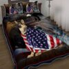 German Shepherd American Patriot Bedding Set