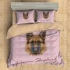 German Shepherd Duvet Cover and Pillowcase Set Bedding Set 659