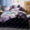 Ghost House And Bat Halloween Night Full Printing Bedding Set