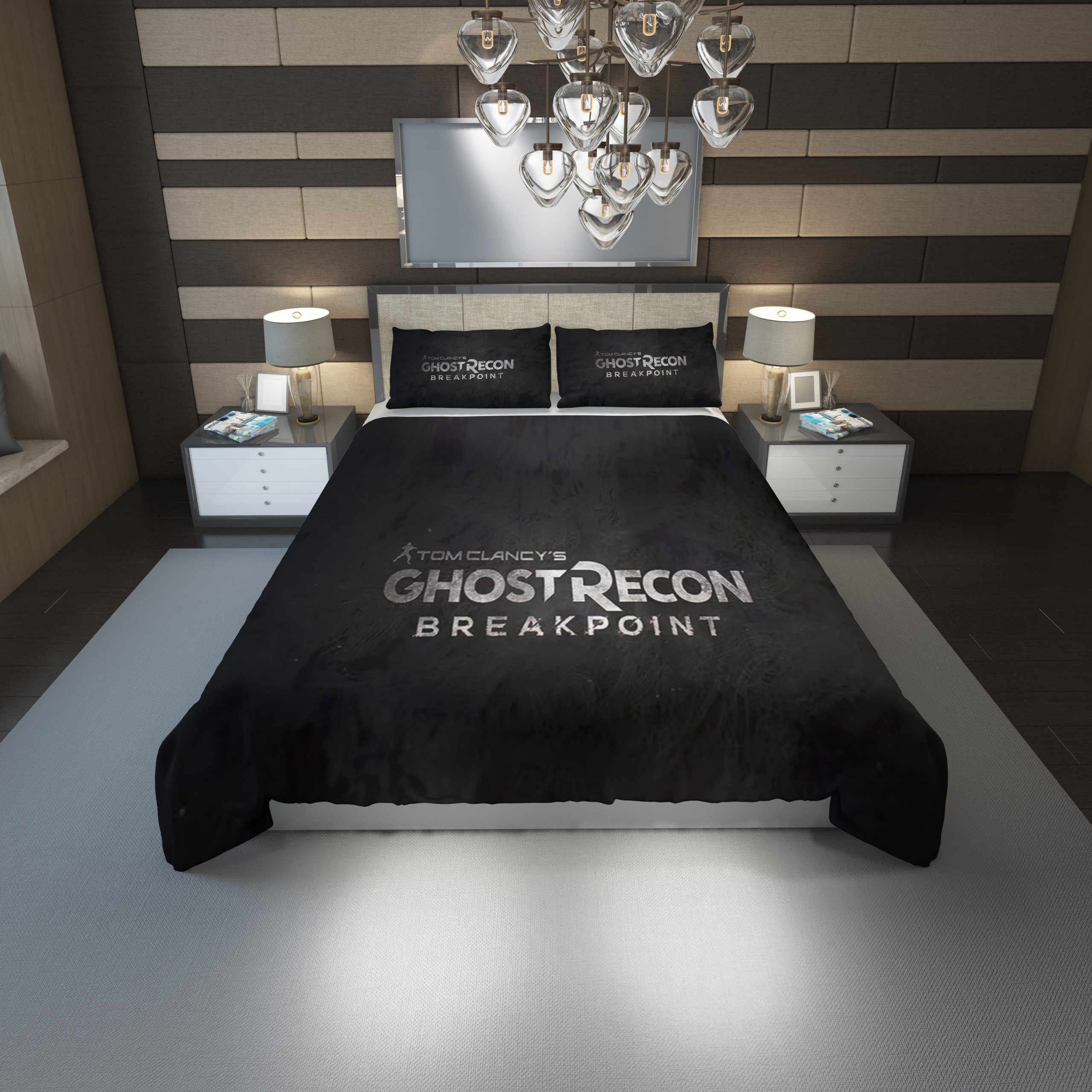 Ghost Recon Breakpoint Duvet Cover and Pillowcase Set Bedding Set 1164 Ghost Recon Breakpoint Duvet Cover and Pillowcase Set Bedding Set 1164