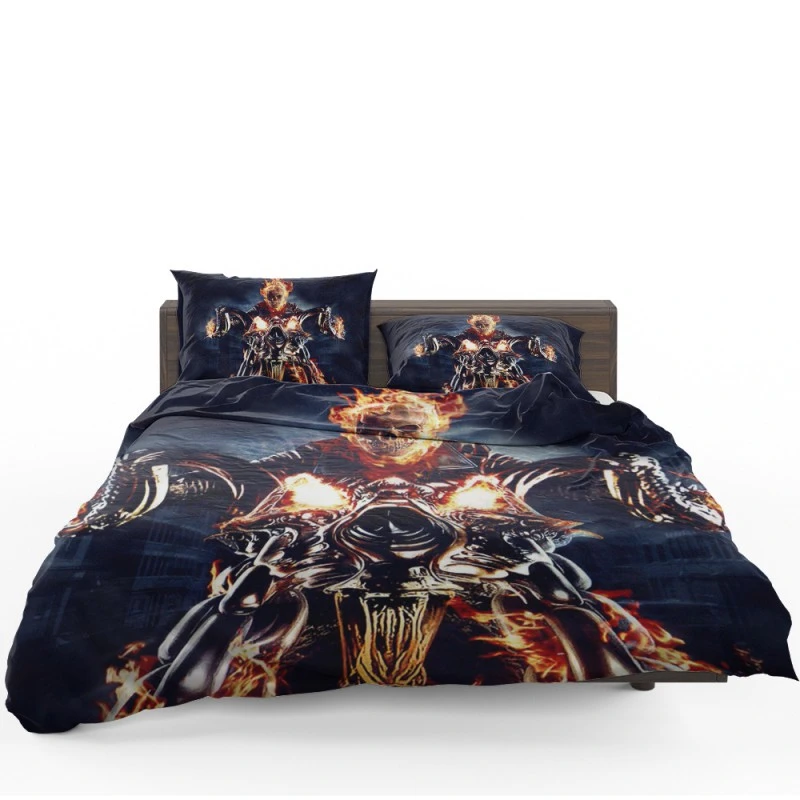 Ghost Rider Movie Bedding Set Ghost Rider Movie Bedding Set