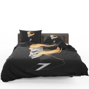 Ghost Rider Movie Fire Minimalist Skull Teeth Bedding Set